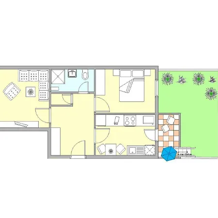 Strandidyll Apartment Rostock